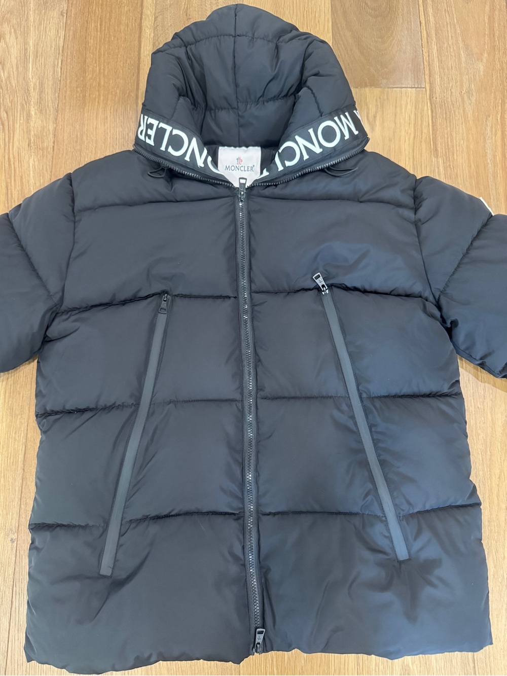 Moncler Hooded Short Down Jacket - Picture 6 of 11